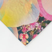 Bloeiende Zomer Hydrangea Bloem Fleece Deken (Hoek)