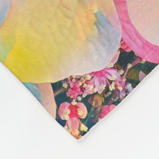 Bloeiende Zomer Hydrangea Bloem Fleece Deken (Hoek)