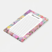 Bloeiende Zomer Hydrangea Bloem Post-it® Notes (Schuin)