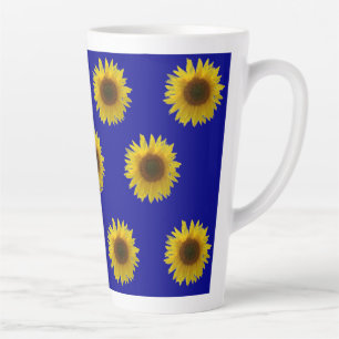 Bloeiende Zonnebloem Latte Mok