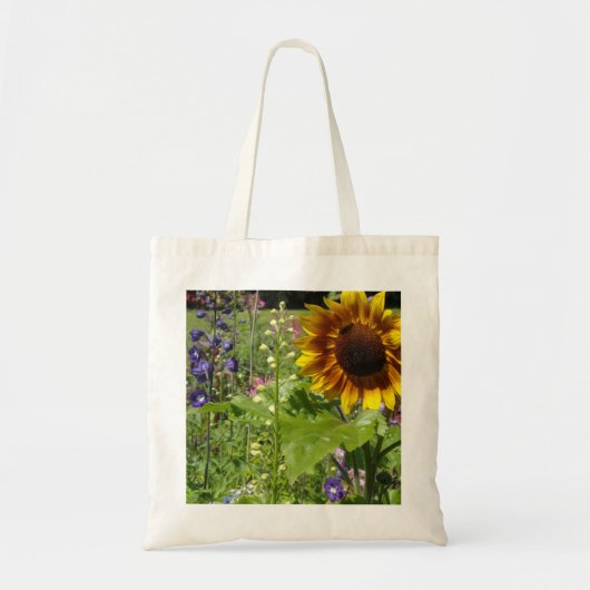 Bloeiende Zonnebloem Tote Bag (Voorkant)