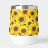 Bloeiende zonnebloemen (Achterkant)