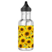 Bloeiende zonnebloemen waterfles (Rechts)