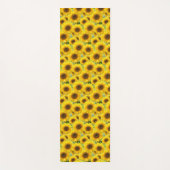 Bloeiende zonnebloemen yogamat (Voorkant)