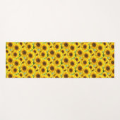 Bloeiende zonnebloemen yogamat (Voorkant (horizontaal))