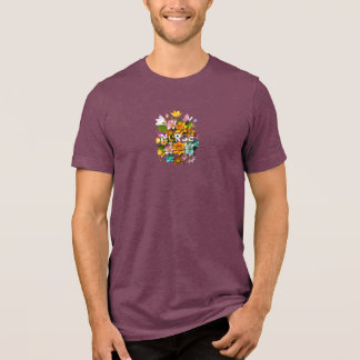 Bloeiende zorg - Bloemeneerbetoon aan verpleegkund Tri-Blend Shirt