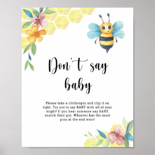 Bloeierige bij - Zeg niet baby Poster