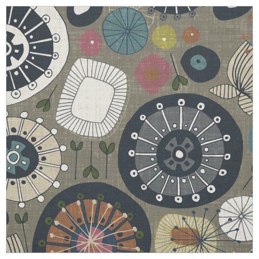 bloeimos stof (Swatch)