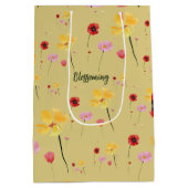 bloeipatroon medium cadeauzakje (Achterkant)