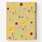 bloeipatroon notitieboek (Achterkant)