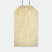  bloeit chique bruiloft dank u cadeaulabel (Achterkant)