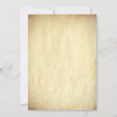  Bloeit Elegant en Luxe Bruiloft Kaart (Achterkant)