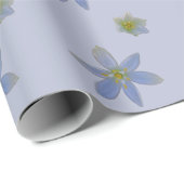 bloeit in het wit cadeaupapier (Rol Hoek)