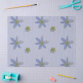 bloeit in het wit tissuepapier (Craft)