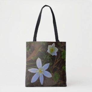 bloeit in het wit tote bag