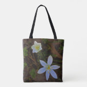 bloeit in het wit tote bag (Achterkant)