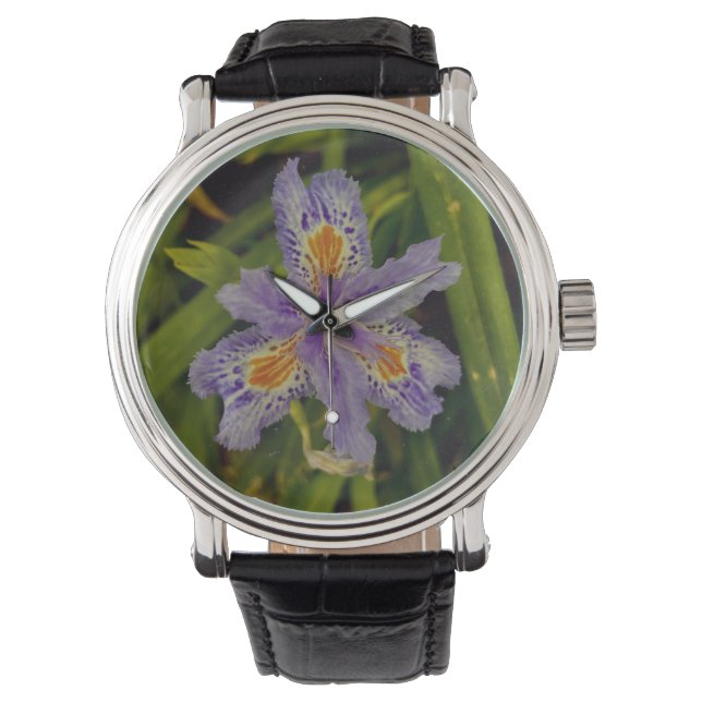 bloeit in paars horloge (Voorkant)