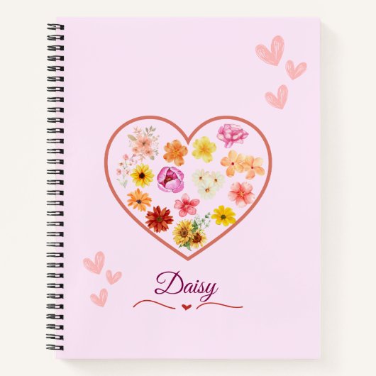 Bloeit met liefde notitieboek (Voorkant)