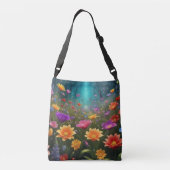 bloeiveld crossbody tas (Achterkant)