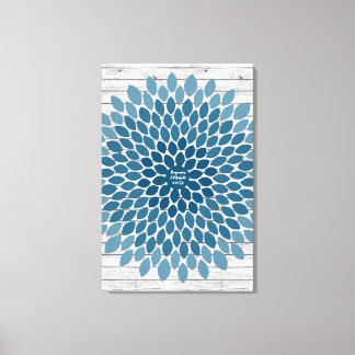 Bloem- 150 Handtekening Canvas Gastboek