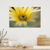 Bloem #1 gele maaltijd poster (Keuken)