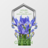 Bloem 1 - Venster Cling: 20.00" x 30.00" Raamsticker (Vel)