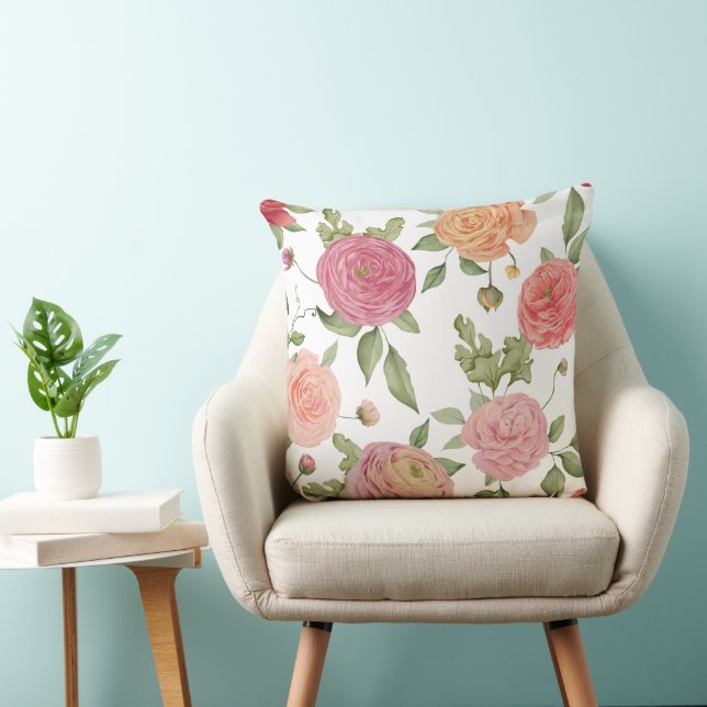  bloem 20x20 Sierkussen (Stoel)