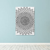 Bloem: 250 handtekeningen, gastboek alternatieve a canvas afdruk (Insitu (Houten vloer))