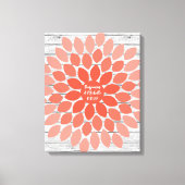 Bloem - 50 het Boek van de Gast van het Canvas van (Voorkant)