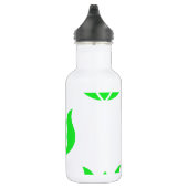 Bloem 5 Groen Patroon Waterfles (Rechts)
