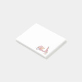 Bloem Aangedreven Motor-scooter Motorfiets Post-it® Notes (Schuin)