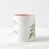 bloem Aangepaste grootmoeder ooit Tweekleurige Koffiemok (Center)