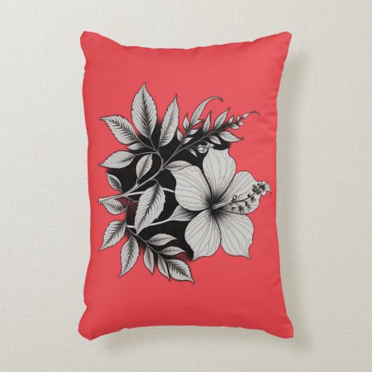 bloem abstract accent kussen (Voorkant(Verticaal))