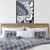 bloem abstract canvas afdruk (Insitu (Slaapkamer))