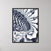 bloem abstract canvas afdruk (Voorkant)