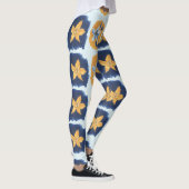 Bloem abstract patroon leggings (Rechts)