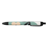 Bloem abstract patroon zwarte inkt pen (Bodem)