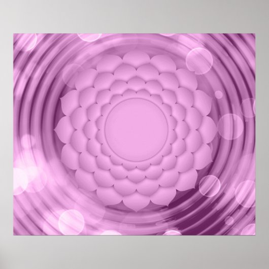 Bloem Abstract Poster (Voorkant)