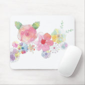 bloem abstract schilfbloem muismat (Met muis)