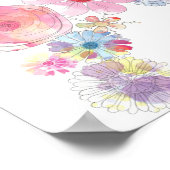 bloem abstract schilfbloem poster (Hoek)