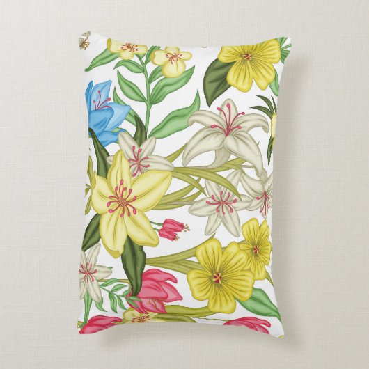 bloem achtergrond Accent Pillow Accent Kussen (Achterkant (Verticaal))