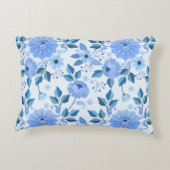 bloem achtergrond Accent Pillow Kussen (Achterkant)