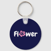 Bloem AcrylSleutelhanger Sleutelhanger (Voorkant)