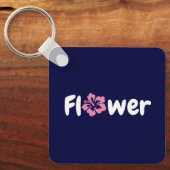Bloem AcrylSleutelhanger Sleutelhanger (Voorkant)