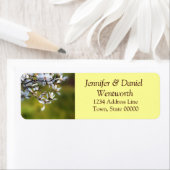 Bloem Adresetiketten Witte duoghout Etiket (Insitu)