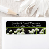 Bloem Adresetiketten zwart groen Etiket (Insitu)