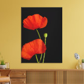 Bloem afbeelding canvas afdruk (Insitu (Woonkamer))