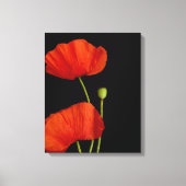 Bloem afbeelding canvas afdruk (Voorkant)