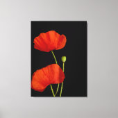 Bloem afbeelding canvas afdruk (Voorkant)