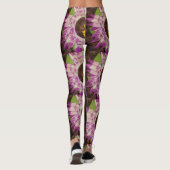 bloem afbeelding leggingen leggings (Achterkant)